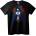 NOONEBRAND Тениска Захарен Череп и Рози - 2XL, Black