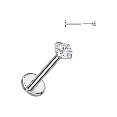 Šperky4U Piercing do brady Push in labreta Titan TIT1523-12063