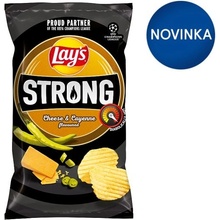 Lay's Max Strong vyprážané zemiakové lupienky s príchuťou syra a pikantných papričiek 120 g