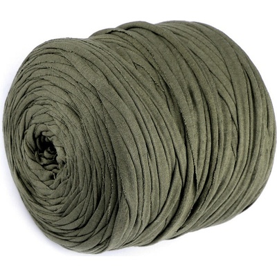 Příze špagety Spagitolli 550-700 g - 76 zelená khaki různé odstíny