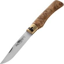 OLD BEAR XL - STAINLESS STEEL, OLIVE HANDLE, SERRATED BLADE 9337/23_LU