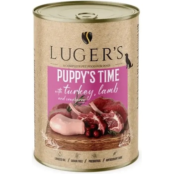 Luger’s Superfood Luger`s Puppy за малки кученца с пуйка и агне 400gr