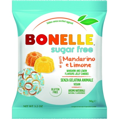 Sati Bonelle bez cukru mandarinka a citron želé bonbony 90 g