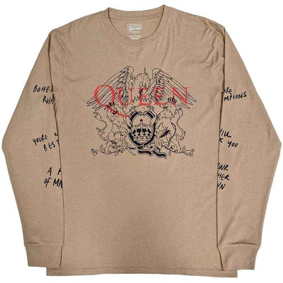 Queen Handwritten (Sleeve Print) Sand L Риза (QULST74MS03)