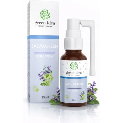 Topvet Green idea Salviagreen ústny spray 25 ml
