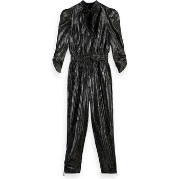 Scotch & Soda Гащеризон Scotch & soda Silver long sleeve jumpsuit refurbished - Silver (Silver Metallic)