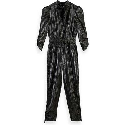 Scotch & Soda Гащеризон Scotch & soda Silver long sleeve jumpsuit refurbished - Silver (Silver Metallic)
