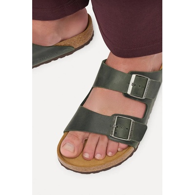 Birkenstock чехли от кожа Arizona Oiled Leather (1032783)