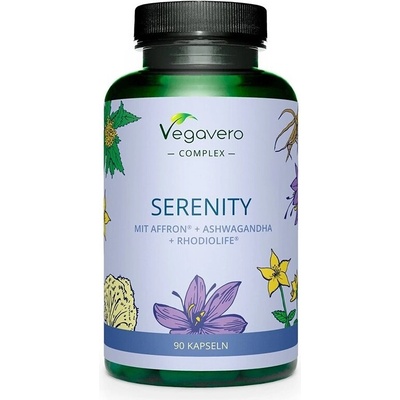 Vegavero Билкова Антистрес Формула с Шафран + Ашваганда и Златен корен 90 капсули | Vegavero (VV-VITA-345)