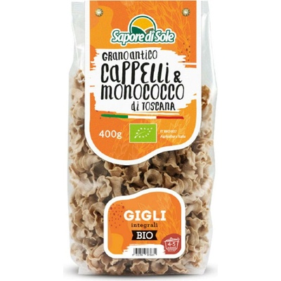 Sapore di Sole Bio Gigli Cappelli & Monococco těstoviny z tvrdé pšenice 400 g