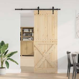 vidaXL Преплъзваща се врата NARVIK 85 x 210 см (152, 5 см) (3445385)