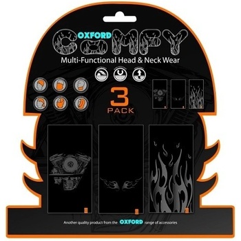 Comfy nákrčník Oxford Harley Davidson Graphics sada 3 ks