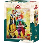 Art Puzzle Пъзел Art Puzzle от 260 части - Клоуни музиканти (5030) - ozone