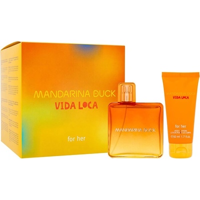 Mandarina Duck Vida Loca подаръчен комплект с тоалетна вода 100мл и лосион за тяло 50мл за жени 1 бр