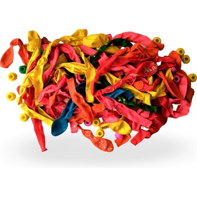 Пакет 100 бр. балони 70 см. с накрайник