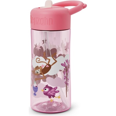 Affenzahn Детска бутилка за вода Affenzahn Kid's Kunststoff Trinkflasche Water bottle - Fabelhafte Fantasiewelt - размер 0, 43 l (533-2363-0111)