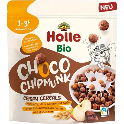 Holle Био зърнена закуска Holle - С какао и ябълка, 125 g (BB210683)
