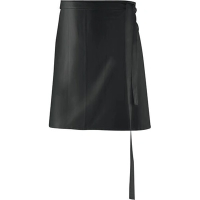 Exner Zástěra s látkovým pásem po celé délce 80x45cm 220 g/m Černá EX100