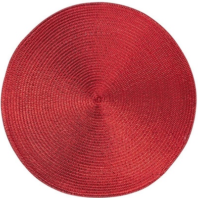 Podložka MagicHome pod tanier 38 cm červená