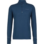 Stoic Мъжка спортна тениска Stoic HelsingborgSt. Performance Longsleeve with Zip Running shirt - Denim Blue Melange - размер 3XL (216-0297-0216)