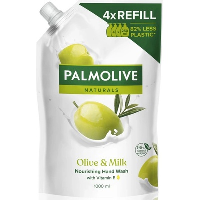 Palmolive Naturals Milk & Olive prírodné tekuté mydlo na ruky náhradná náplň 1000 ml