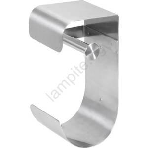 Bemeta Държач за хартия 12, 5x26 cm неръждаема стомана/сребрист (BD0336)