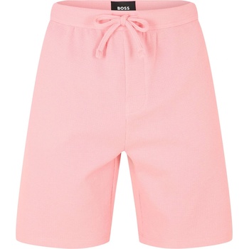 Boss Къси панталони Boss Men's Waffle Soft Texture Shorts - Pink 685