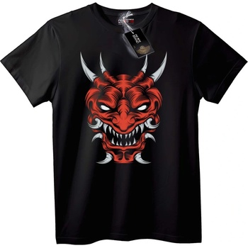 NOONEBRAND Тениска Червена они маска - 3XL, Black