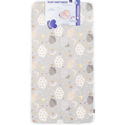 KikkaBoo Матрак KikkaBoo - Fantasia, 60 x 120 x 7 cm, Clouds Grey (41107030007)