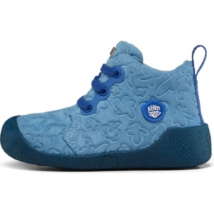 Affenzahn Детски обувки barefoot Affenzahn Kid's Lauflerner Leder Starty Barefoot shoes - Shark / Blue - размер 23 (EU) (702-6216-0115)