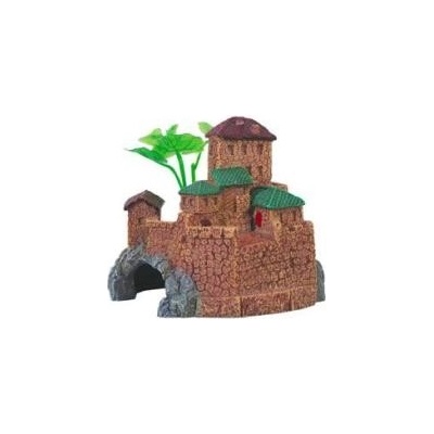 Akvarijní dekorace MEDIEVAL Vesnice S 8 cm Zolux