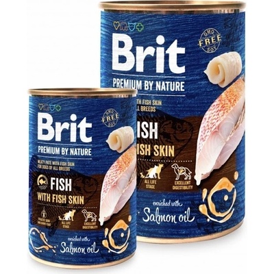 Brit Premium by Nature Fish with Fish Skin 24 x 800 g