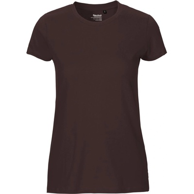 Neutral Dámske tričko Classic z organickej Fairtrade bavlny Hnedá
