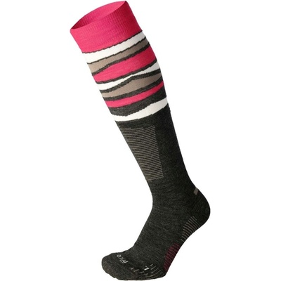 Mico Light Weight Superthermo Natural Merino Ski Women Socks antracite mel