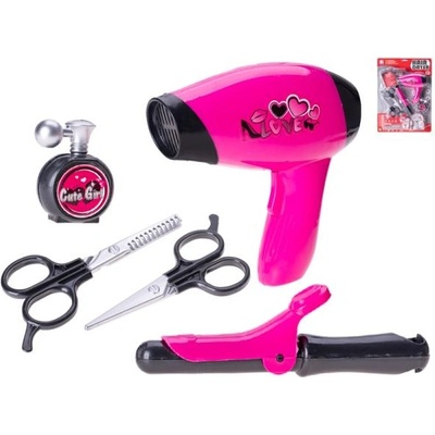 Mikro Фризьорски комплект със сешоар на батерии и аксесоари 5 бр