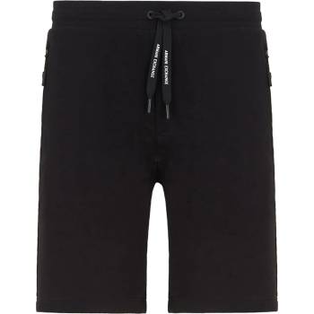 Armani Exchange Поларени къси панталони Armani Exchange Small Logo Fleece Shorts - Black 1200