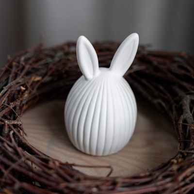 Storefactory Veľkonočná dekorácia Meja White 12 cm