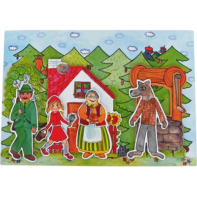 Marionetino Bábky a kulisy k rozprávke Červená Čiapočka