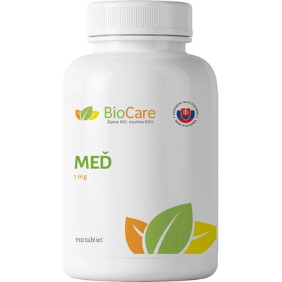 BioCare Meď 1mg 3 x 110 tabliet