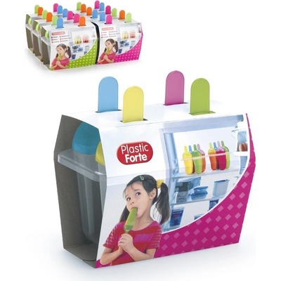 Plastic Forte Forma na nanuky 4ks; 15,5x9,5x15,5 cm; plast; mix barev