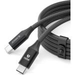 ORICO Кабел с бързо зареждане за устройства с USB-C порт - Orico CDX USB-C to USB-C Fast Charging Cable 100W (черен) (100 см) (CDX-100W)