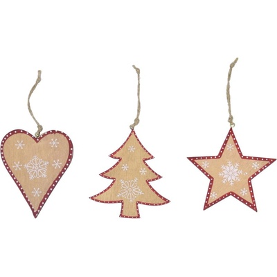 Ego Dekor Комплект от 3 коледни декорации - Ego Dekor (EGO-320304)