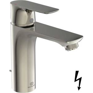 Ideal Standard Connect Air - Смесител за умивалник Grande със сифон, Silver Storm A7054GN (A7054GN)