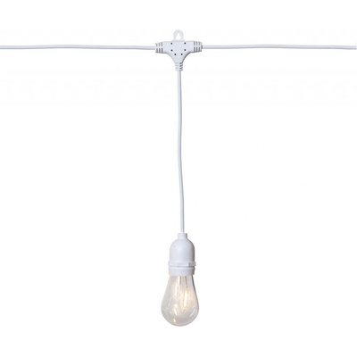 Star trading LED-Party-Kette String Light weiß 10 warmwhite LED ca. 30x4,5 cm ca. 3,6 m transparente Glühb