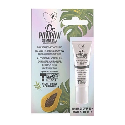 Dr. Pawpaw Balm Shimmer víceúčelový balzám na rty se třpytkami 25 ml