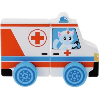 Trefl Магнитно превозно средство - Линейка - 2 елемента