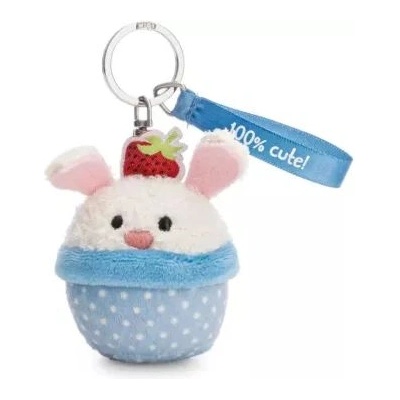 NICI Ничи: Плюшен ключодържател с плюшено зайче Muffin - 7 см