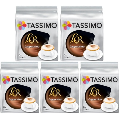Douwe Egberts Tassimo L'OR Cappuccino (8 напитки) 16 бр кашон 5 опаковки