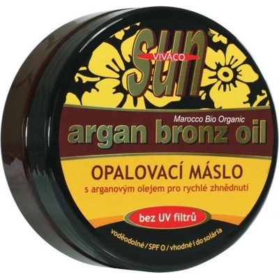 Vivaco Opalovací máslo s BIO arganovým olejem SPF 0 SUN VITAL 200 ml