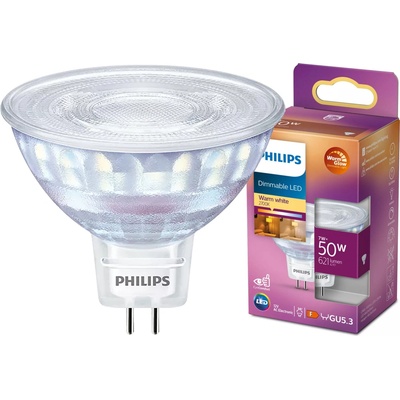 Philips Halogenová LED žárovka GU5.3 MR16 7W = 50W 700 lm 2700 teplá bílá Stmívatelné